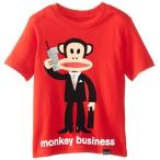 ポール・フランクBoys ' MonkeyビジネスTシャツ カラー: レッド