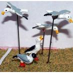 Langley Models 5 Seagulls Only Random Selected O Scale Metal Model PAINTED