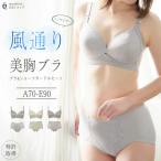 ツインクロス風通り美胸ブラショーツガードルセット カドリールプラス Tシャツブラ 脇高 ノンワイヤーブラ モールド 透けにくい 通気性 響かない 美胸