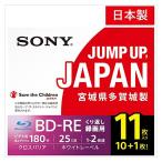 ソニー 11BNE1VSPS2 11枚 ビデオ用 ブルーレイディスク くり返し録画用 BD-RE  1枚あたり25GB(地デジ約3時間)