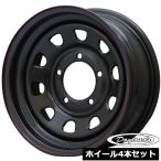 DAYTONA'S ブラック デイトナ 15インチ 6.0J 5穴139.7 ±00 ホイール4本セット ジムニーシエラ