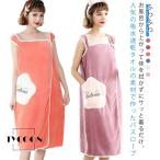 バスローブ バスラップ キャミワンピース レディース 速乾 タオル地 ママ ルームウェアワンピース ラップタオル 大人用 ふわふわ 女の子 マイクロフ
