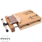  для бытового использования diy верстак деревообработка регулировка возможно зажим тип шт. сверху type деревообработка тиски тиски натуральное дерево деревообработка верстак? прикладное искусство для верстак портативный тиски, дерево . фиксация делать обработка работа сборка. 