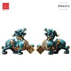 ショッピング投資 貔貅 一対 ペア ヒキュウ 風水 置物 招財 金運アップ 開運グッズ 商売繁盛 厄除け 財運 繁栄 開運祈願 お守り 風水グッズ 装飾用 縁起物 玄関置物 オフィス 起業