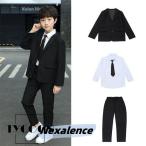 子供スーツ卒業式 スーツ 男の子 黒スーツ 入学式 セットアップ ジャケット パンツスーツ ピアノ発表会 ブラック フォーマル ジュニア 七五三