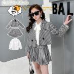 ショッピング入学式 スーツ 女の子 卒業式 スーツ 女の子 入学式 子供服 フォーマル セットアップ 卒園式 千鳥柄 3点セット ブラウス ジャケット 卒服 入園式 韓国子供服 面接 発表会 卒園式 結婚