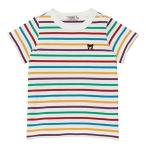 ミキハウス ダブルビー Ｔシャツ 男の子 女の子 ベビー キッズ 子供服 半袖 ボーダー 62-5213-953 100cm マルチカラー