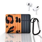 SUGURE AirPods Pro ケース エアポッド Pro カバー 全面保護 耐衝撃 キズ防止 カラビナ付き ワイヤレス充電可能 - ヒョウ柄のトランク