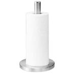 dilib キッチンペーパー ホルダー ステンレス製 ペーパータオル ホルダー スタンド タオル ラップ キッチン トイレットペーパーホルダー (シルバー)