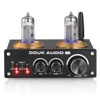 DOUK AUDIO M8 6K4 QCC3003 HiFi Bluetooth 5.0 真空管 パワーアンプ デスクトップ ステレオ オーディオアンプ 50W×2