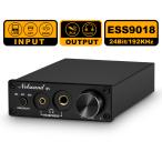 ESS9018 USB DAC OPT / COAX デジタル アナログ コンバーター ヘッドフォンアンプ 24Bit/192 kHz