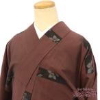 ショッピングあずき茶 中古 紬 袷 レディース 正絹 あずき茶 飛び柄 身丈163cm 裄丈64.5cm お洒落 Mサイズ相当 リサイクル着物 リユース着物 中古着物 即日発送