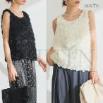 夏バラベストジレレディース可愛いサ...