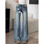  широкий Denim брюки женский гаучо брюки Denim низ ba Rune брюки длинные брюки широкий брюки джинсы ji- хлеб Denim брюки распорка весна лето осень 