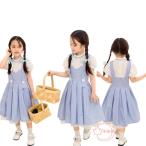 可愛い 農場 ワンピース コスプレ 仮装 衣装 ハロウィン 子供 キッズ 女の子 学校祭 イベント 子供会 パーティー コスチューム cosplay Halloween 変装