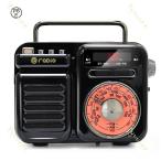 なんと1台7役!!Radio スピーカー bluetooth 小型 4色 防災 モバイルバッテリー マルチレトロラジオ 昭和レトロ 時計 避難用品