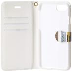 マロン ブイー スマートフォンカバー(iPhone7) パリレトロコレクション スマートフォンカバー ホワイト