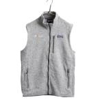 19年製 パタゴニア ベターセーター ベスト メンズ M 古着 Patagonia フリース ニット セーター 重ね着 前開き アウトドア ハイネック 杢 灰