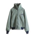 80s デカタグ パタゴニア フリース ジャケット レディース M 程/ 古着 Patagonia 80年代 ヴィンテージ ジャンパー ブルゾン フルジップ 緑