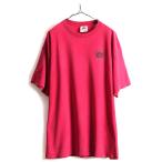 90s USA製 大きいサイズ XL ■ NIKE ナイキ ロゴ プリント 半袖 Tシャツ ( メンズ ) 古着 90年代 オールド ビッグシルエット ヘビーオンス