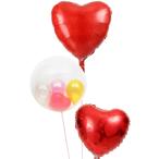 バルーン ギフト 誕生日 結婚式 お祝い 電報 風船 装飾 トランプハ—ト お祝いバルーン4