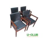 **AL1506| стул 4 ножек комплект W530×D540×H780(SH420)mm б/у для бизнеса магазинный 