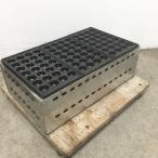 *DF0303 | akashiyaki сковорода для takoyaki 28 дыра ×3 полосный LP газ W600×D350(415)×H190mm для кухни б/у для бизнеса пропан газ 