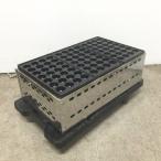 *DF0304 | akashiyaki сковорода для takoyaki 28 дыра ×3 полосный LP газ W600×D420×H200mm для кухни б/у для бизнеса пропан газ 