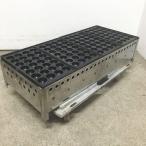*DF0305 | akashiyaki сковорода для takoyaki 28 дыра ×4 полосный LP газ W770×D470×H190mm для кухни б/у для бизнеса пропан газ 