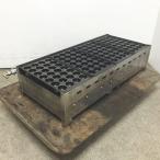 *DF0307 | akashiyaki сковорода для takoyaki 28 дыра ×4 полосный LP газ W770×D350×H180mm для кухни б/у для бизнеса пропан газ 