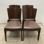 *FB2418l[ стоимость доставки внимание ] стул 4 ножек комплект W465×D510×H810(SH450)mm б/у для бизнеса магазинный 