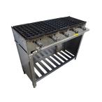 *HI1815| сковорода для takoyaki шт. имеется LP газ пропан 28 шт ×5 полосный W970×D350×H200(1000)mm б/у для бизнеса 