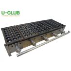 *JL2313| сковорода для takoyaki город газ 18 дыра ×5 полосный W970×D350(470)×H200mm для бизнеса магазинный б/у 