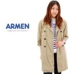 ショッピングアーメン ARMEN アーメン レディース 3/4 LSEEVE DOUBLE BREASTED COAT(NMPA1302)(BASIC))(23F7)