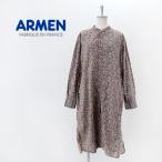 ショッピングARMEN ARMEN アーメン レディース 小花柄プリント バンドカラーロングシャツ(INAM1902FD)(2023SS)