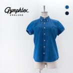 Gymphlex ジムフレックス レディース ライトデニム フレンチスリーブシャツ(GY-B0242SDM)(2024SS)