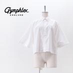 Gymphlex ジムフレックス レディース ショート ボタンダウン半袖シャツ(GY-B0367OGT)(2025SS)