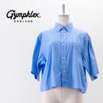 Gymphlex ジムフレックス レディース ショート ボタンダウン ストライプ半袖シャツ(GY-B0367HPS)(2025SS)