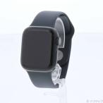 〔中古〕Apple(アップル) Apple Watch Series 7 GPS 41mm ミッドナイトアルミニウムケース ミッドナイトスポーツバンド〔348-ud〕