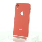 〔中古〕Apple(アップル) iPhoneXR 128GB コーラル MT0T2J／A SIMフリー〔371-ud〕