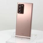 〔中古〕SAMSUNG(サムスン) GALAXY Note20 Ultra 5G 256GB ミスティックブロンズ SCG06 auロック解除SIMフリー〔269-ud〕