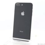 〔中古〕Apple(アップル) iPhone8 Plus 256GB スペースグレイ MQ9N2J／A SIMフリー〔269-ud〕