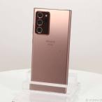 〔中古〕SAMSUNG(サムスン) GALAXY Note20 Ultra 5G 256GB ミスティックブロンズ SC-53A docomoロック解除SIMフリー〔269-ud〕