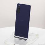 〔中古〕SONY(ソニー) Xperia 10 II 64GB ブルー SO-41A docomoロック解除SIMフリー〔295-ud〕