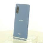 ショッピングdocomo 〔中古〕SONY(ソニー) Xperia 10 III 128GB ブルー SO-52B docomo〔349-ud〕