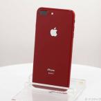 〔中古〕Apple(アップル) iPhone8 Plus 64GB プロダクトレッド MRTL2J／A SIMフリー〔349-ud〕