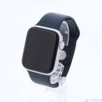 〔中古〕Apple(アップル) Apple Watch SE 第1世代 GPS 44mm シルバーアルミニウムケース アビスブルースポーツバンド〔297-ud〕