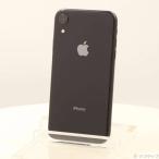 〔中古〕Apple(アップル) iPhoneXR 256GB ブラック MT0V2J／A SIMフリー〔198-ud〕