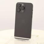 〔中古〕Apple(アップル) iPhone14 Pro Max 256GB スペースブラック MQ9A3J／A SIMフリー〔262-ud〕