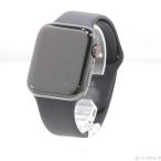 ( б/у )Apple( Apple ) Apple Watch Series 4 GPS + Cellular 44mm Space черный нержавеющая сталь кейс черный спорт частота (247-ud)